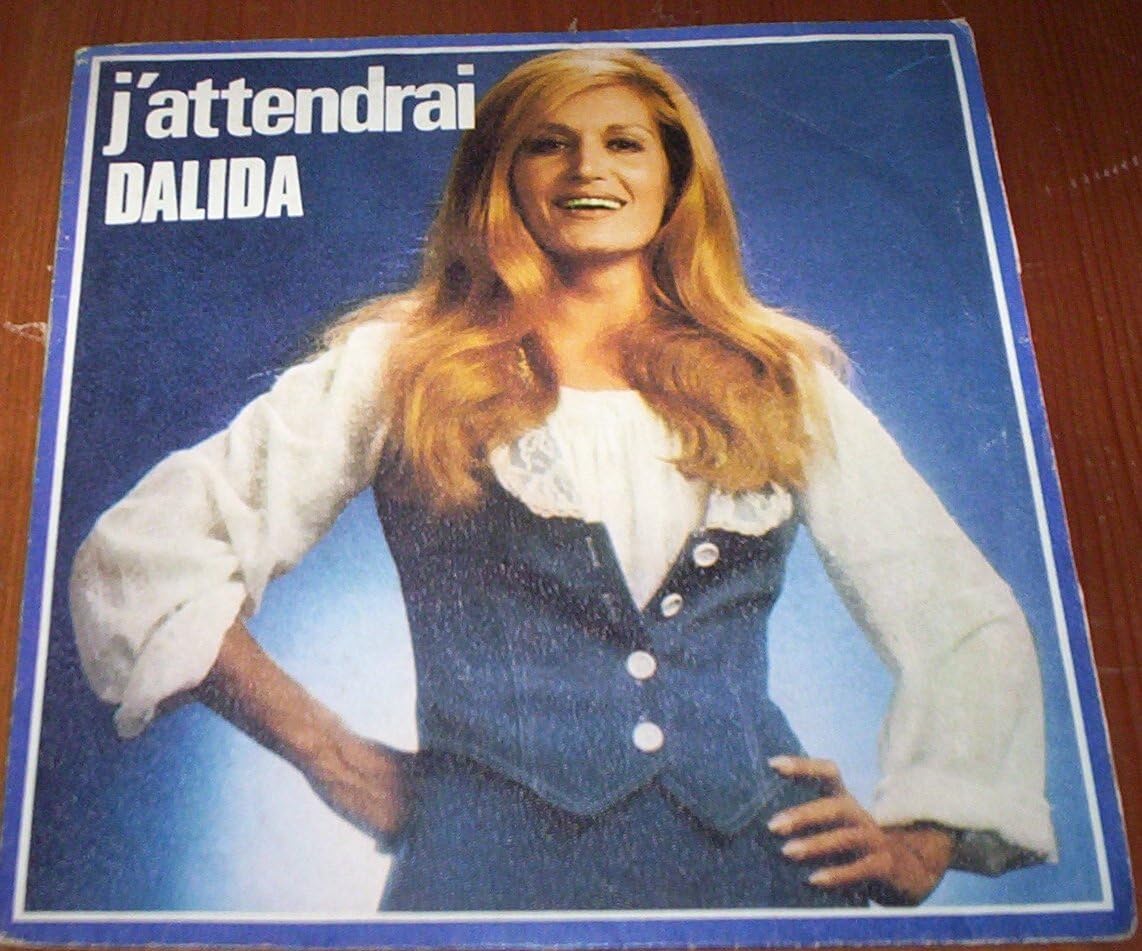Dalida J'Attendrai / L' Amour A La Une original rare French France Song Chanson 45 rpm 7 inch Vinyl Pop Rock Record