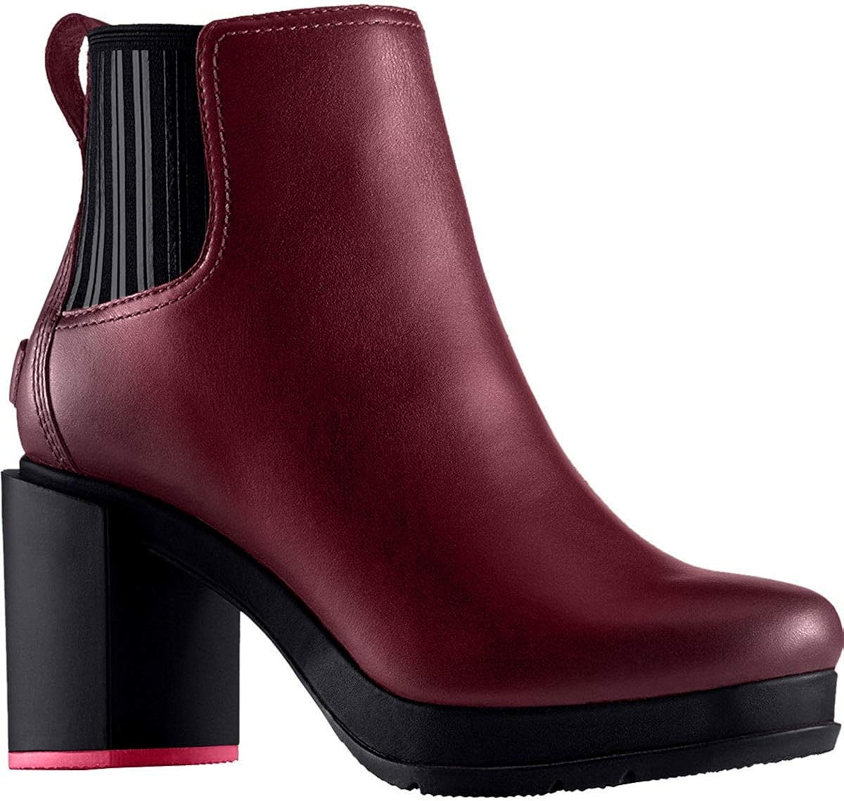 sorel margo chelsea boot black