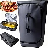 270° Opening BBQ Blanket for Resting Meat, Valentines Day Gift Meat Resting Bag, Leak-Proof Smoker Accessories, Grilling Gift for Briskets/Pork/Turkey - Anniversaries Birthday Gift for Men Him Dad