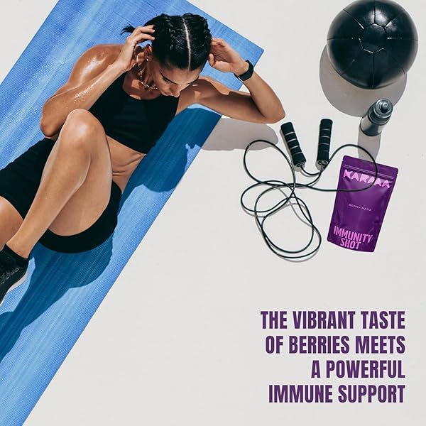 KARMA NUTRITION IMMUNITY SHOT IN BERRY RAZZ FLAVOR
