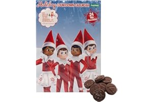 HOLIDAY COUNTDOWN CALENDAR Elf of the Shelf 2022 Milk Chocolate Christmas Advent Countdown Calendar, 1.76 oz