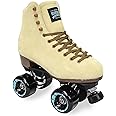 Sure-Grip Boardwalk Unisex Outdoor Roller Skates - Retro Boots with Suede Leather & Rubber - ABEC 3 Bearings & Aluminum Trucks - Boardwalk 82A Outdoor Wheels