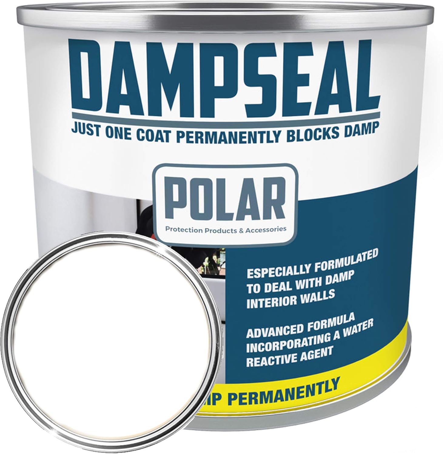Polar Anti Damp Paint, Damp Proof Paint Stain Blocker Seals in One Coat