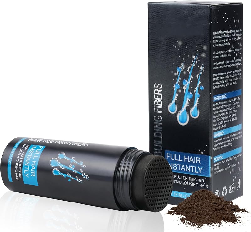 Lophe Professional Hair Building Fibers Brown for Thinning Hair Hair Thickening