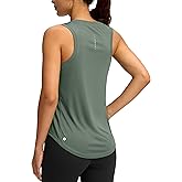 SANTINY Women's Sleeveless Workout Tops Lightweight Tennis Yoga Athletic Running Shirts Racerback Tank Tops for Women