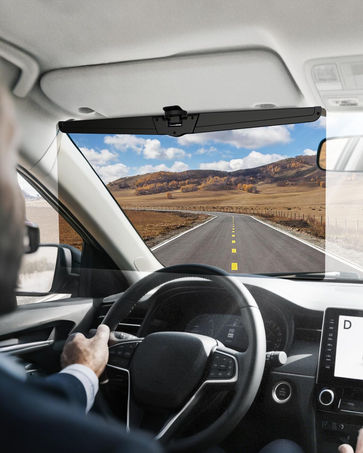 Photo 1 of *Minor Damaged*
Veharvim Sun Visor Extender for Cars, Car Visor Extender Sun Blocker UV400, Adjustable Visor Extension, Clip on Sun Visor for Car, Universal, Glare, UV Protector