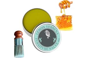 Generic Leather Furniture Salve And Brush, 90g Natural Leather Polish Conditioner, Wise Owl Furniture Salve For Leather, Wood