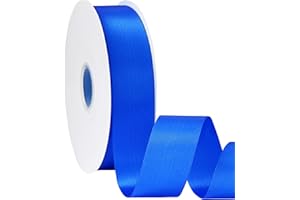 LUTOPPPIN Royal Blue Satin Ribbon 1.5 Inch Wide x 100 Yards - Heavy Quality Gift Wrap Ribbon for Crafts, Wedding Decor, Bows,