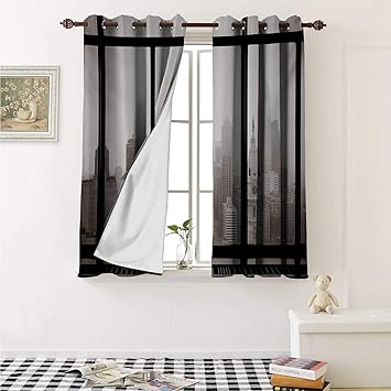 Amazon Com City Thermal Insulating Blackout Curtain Philadelphia