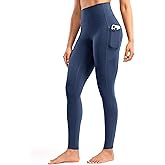 ENERBLOOM Women's Workout Leggings with Pockets Yoga Pants 25"/28" High Waisted Athletic Tights Soft Gym Lounge Activewear