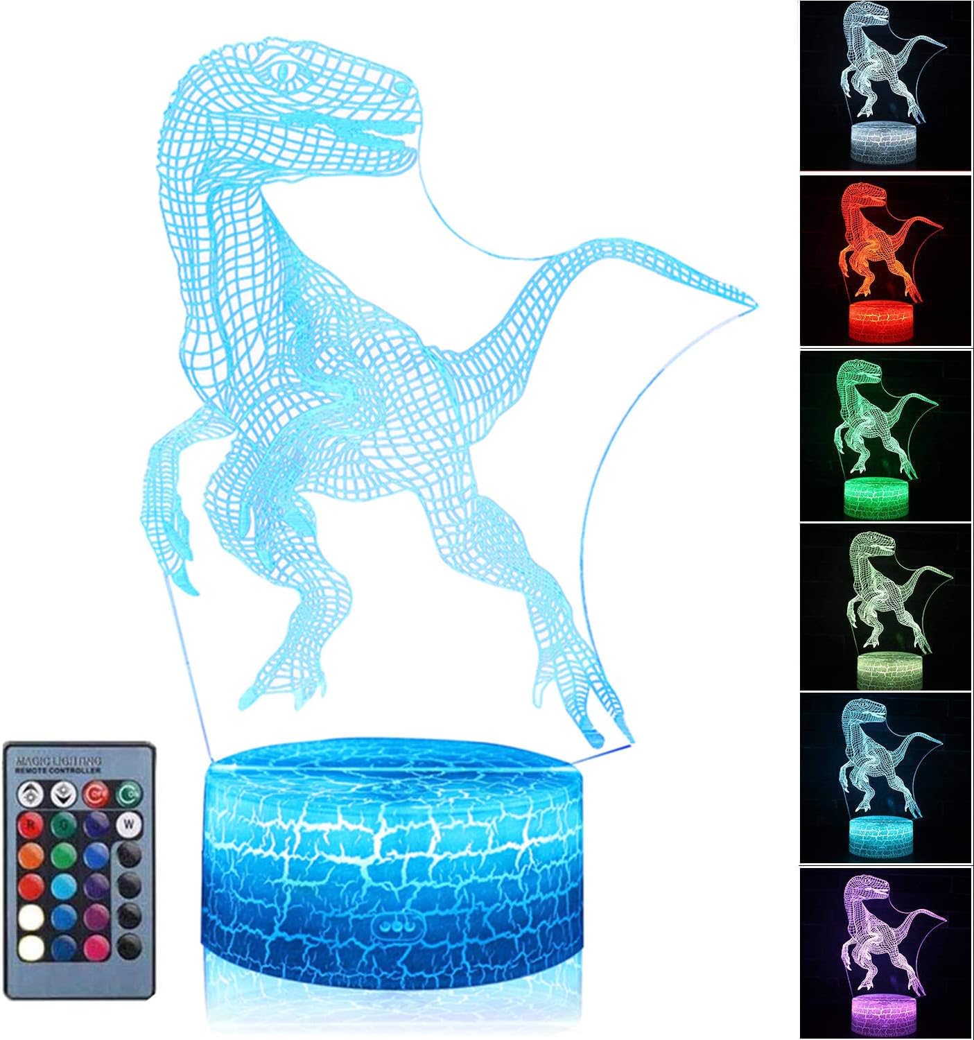 Zoohao 3D Dinosaur Night Light AAB