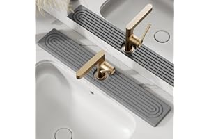 Faucet Mat for Kitchen Sink,Long Diatomite Fast Drying Stone Sink Tray, Super Absorbent, Prevents Moisture Buildup Faucet Spl