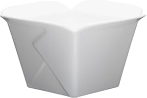 Fortessa Fortaluxe Food Truck Chic Small Take Out Box, 4 x3-Inch, Set of 4