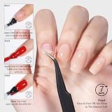 TOMICCA Peelable Base Coat 15ML Clear Gel for Nail Art Easy Peel Off UV Lamp view 6