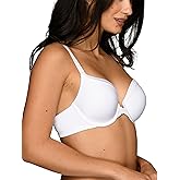 Vanity Fair Women's Illumination Front Closure Bra, 3-Way Convertible Straps, Lightly Lined Cups up to DD