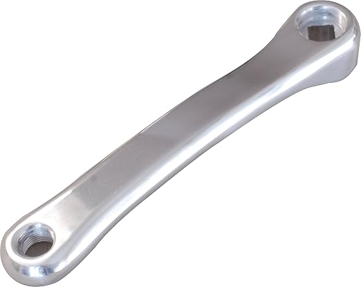 Acor Fahrrad Unisex Legierung Links Hand Kurbel Diamant Taper, Silber, 170 mm