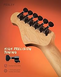 Fesley 39 inch Electric Guitar, Electric Guitar Kit