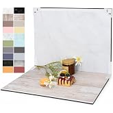 Yoocheese Photo Backdrop for Product Photography, 16.5&times;11.7in Compact Kit | Tabletop photography for food, jewelry, beauty and small products. For UGC creators, online sellers and small businesses.