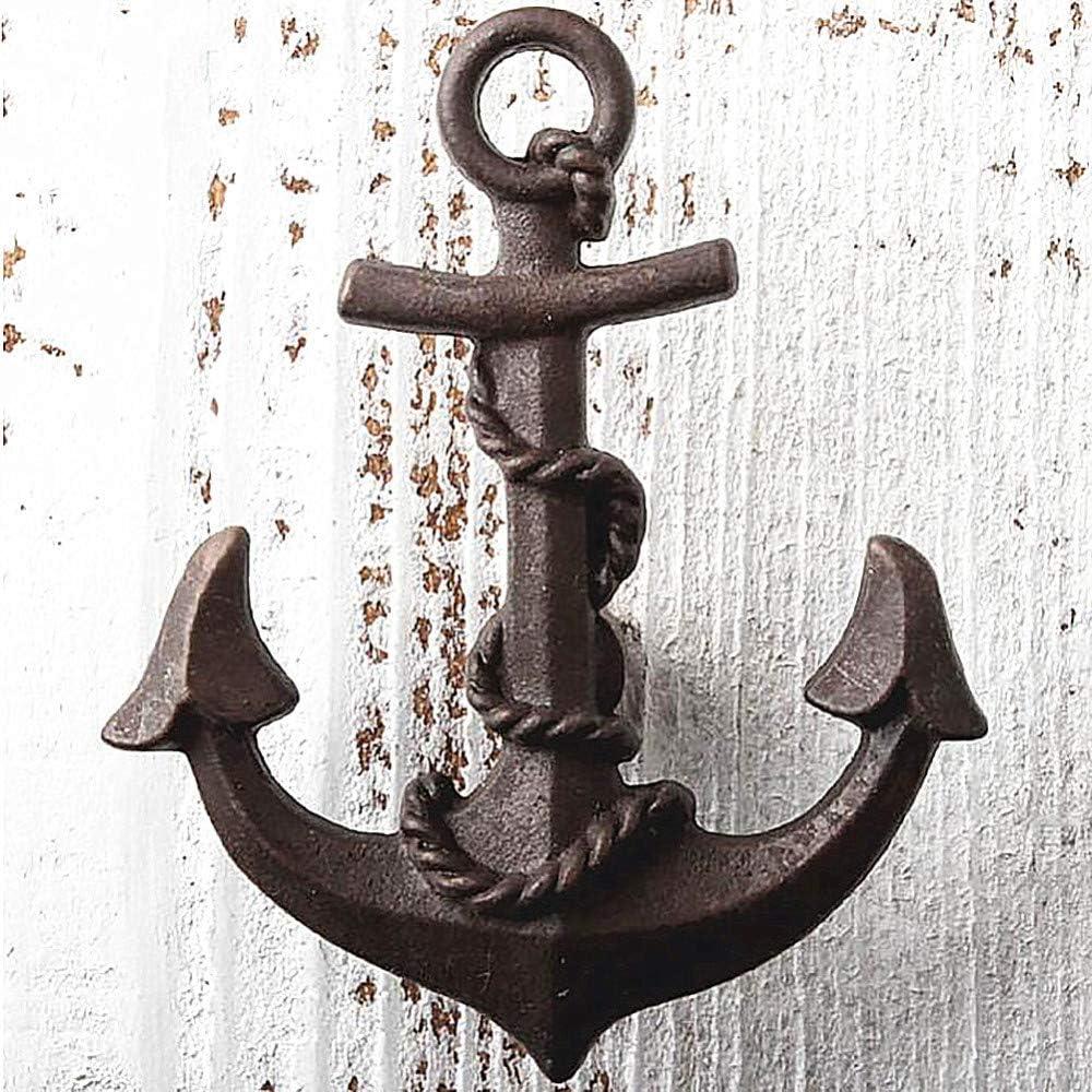 zenggp Distressed Cupboard Door Handle Ships Anchor Drawer Pull Metal