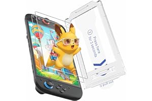 2 Pack Screen Protector Compatible with Nintendo Switch 2 (2025) (30s Installation), TRANSNOVO Tempered Glass Switch2 Accessories, HD Clear, Anti Glare, 9H Hardness, Scratch-proof, Bubble Free (HD Clarity, 2-Pack)