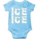 AW Fashions Ice Ice Baby Bodysuit Cute Newborn Baby Girl or Boy Clothes Adorable Infant Romper Outfit