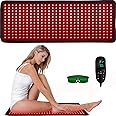 bonodave Red Infrared Light Therapy Mat for Body, 31.75" x 11.5" Red Light Pad Upgraded 3 Chips in 1 Beads 360pcs LEDs 660nm 850nm RLT Device for Body Back Shoulder Knee Joint Pain Relief, Ideal Gift