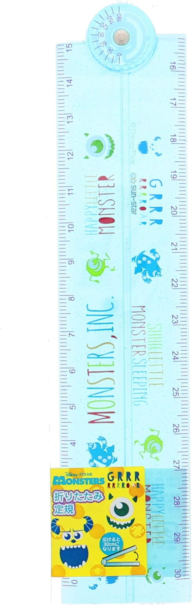 Amazon サンスター文具 ファンシー スタイル キャラクター 折りたたみ定規 モンスターズ インク 筆記具 文房具 オフィス用品