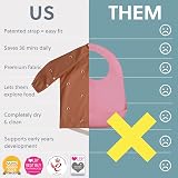 BIBaDO Long Sleeve Baby Bibs Coverall Weaning Bib 6-36 Months Waterproof view 7