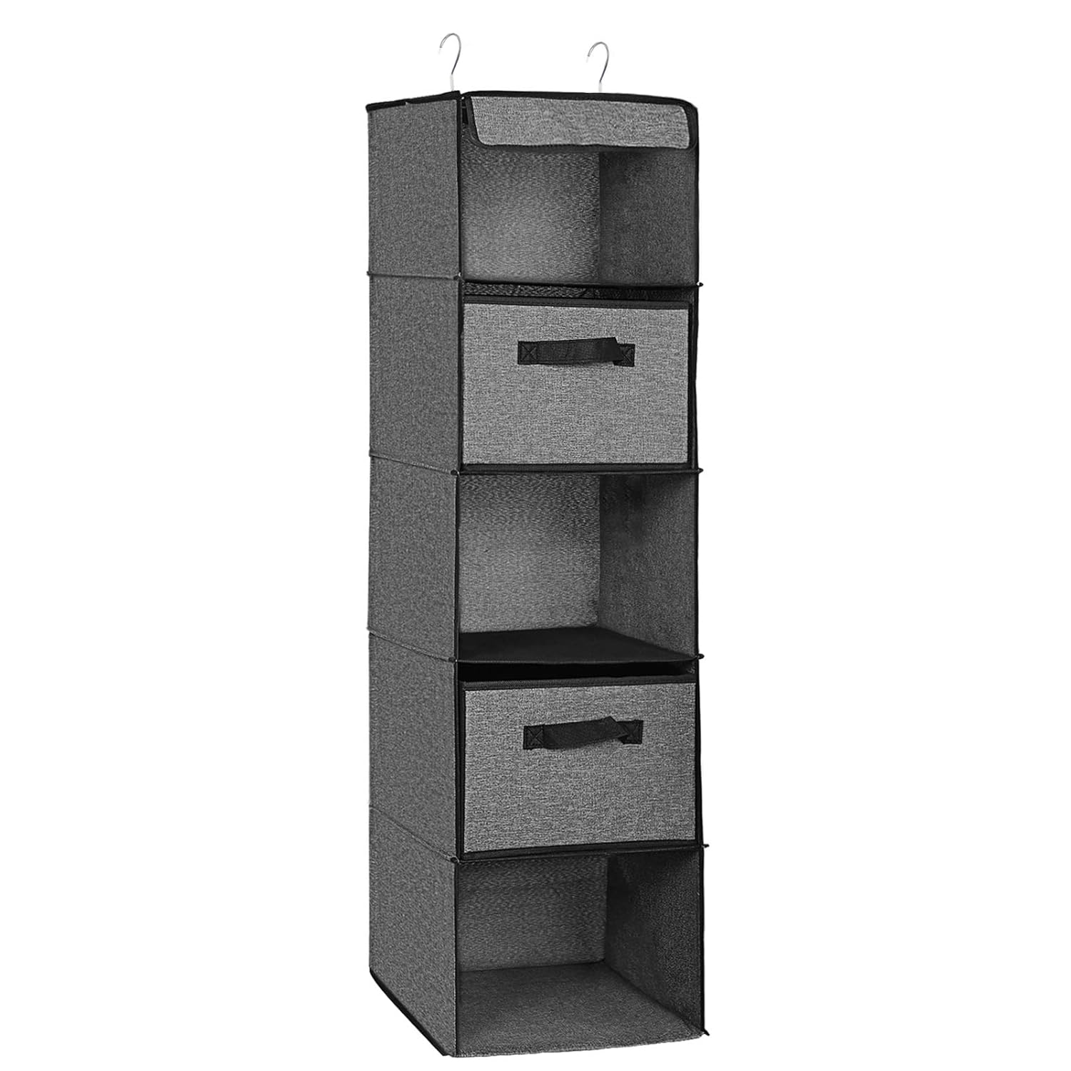 Organizador de Armario con Compartimentos y Soporte Metálico Resistente