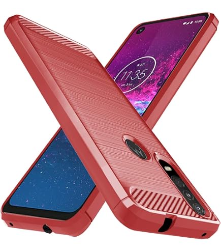 Mixroom - Cover Custodia Back case In TPU Silicone Morbido Per Motorola Moto One Action Fantasia Babbo natale e pupazzo di neve L1128