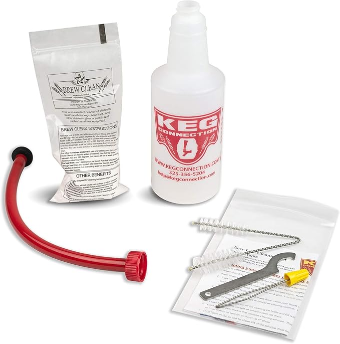 Kegconnection Kegerator Beer Line Cleaning Kit Amazon.ca Home & Kitchen