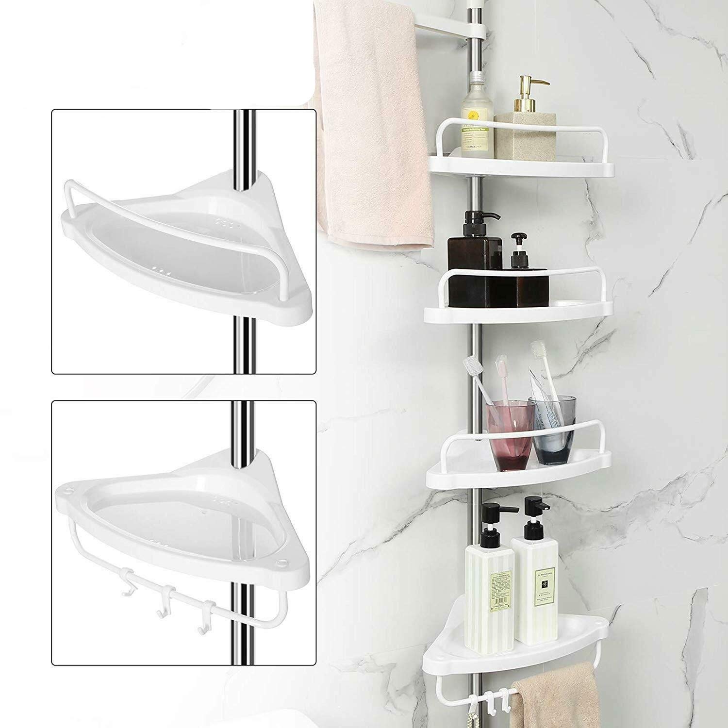 Buy NZ 4 Tier Bathroom Corner Shower Caddy/Shower Organiser/Adjustable