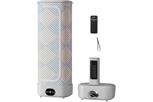 JUERAORI Portable Clothes Dryer, 1000W Foldable Automatic Drying Machine with Remote Control, Compact Laundry Dryer for Home, Apartment & Travel Use