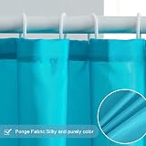 Furlinic Shower Curtain 94x78in Teal Waterproof Polyester with Hooks view 3