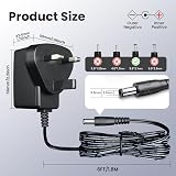 OXZEEWEE UKCA 12V 0.5A 6W Power Supply 1.8m 5.5x2.1mm Plug view 6