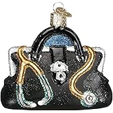 Old World Christmas Doctor's Bag Glass Blown Ornament for Christmas Tree, Handcrafted Holiday Decoration, Doctor Collection