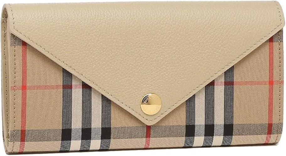 Amazon バーバリー 長財布 ハルトン ヴィンテージチェック レディース Burberry 1 Beige A37 ベージュ 並行輸入品 Burberry 財布