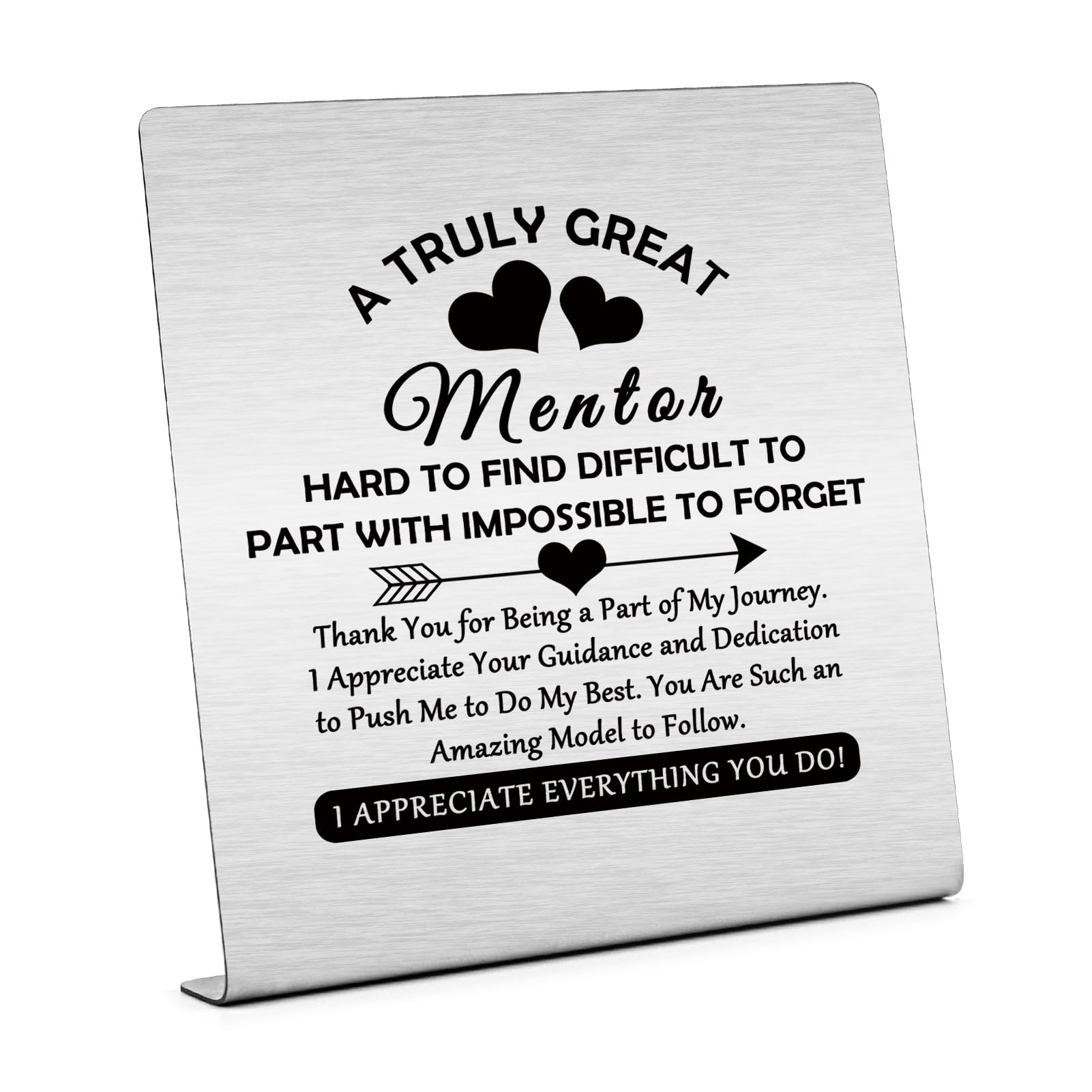 Mentor Gift for Women Men Inspirational Desk Decor for Mentor Thank You Mentor Gifts Best Mentor Gifts Plaque Sign Desk Decor for Counselor Graduation Gifts for Mentor Teachers Day Gifts
