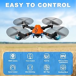 ORKNELY 1080P WiFi FPV Quadcopter Drone with Camera