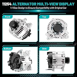 Farrme 11254 Car Alternators 140Amp Fit for