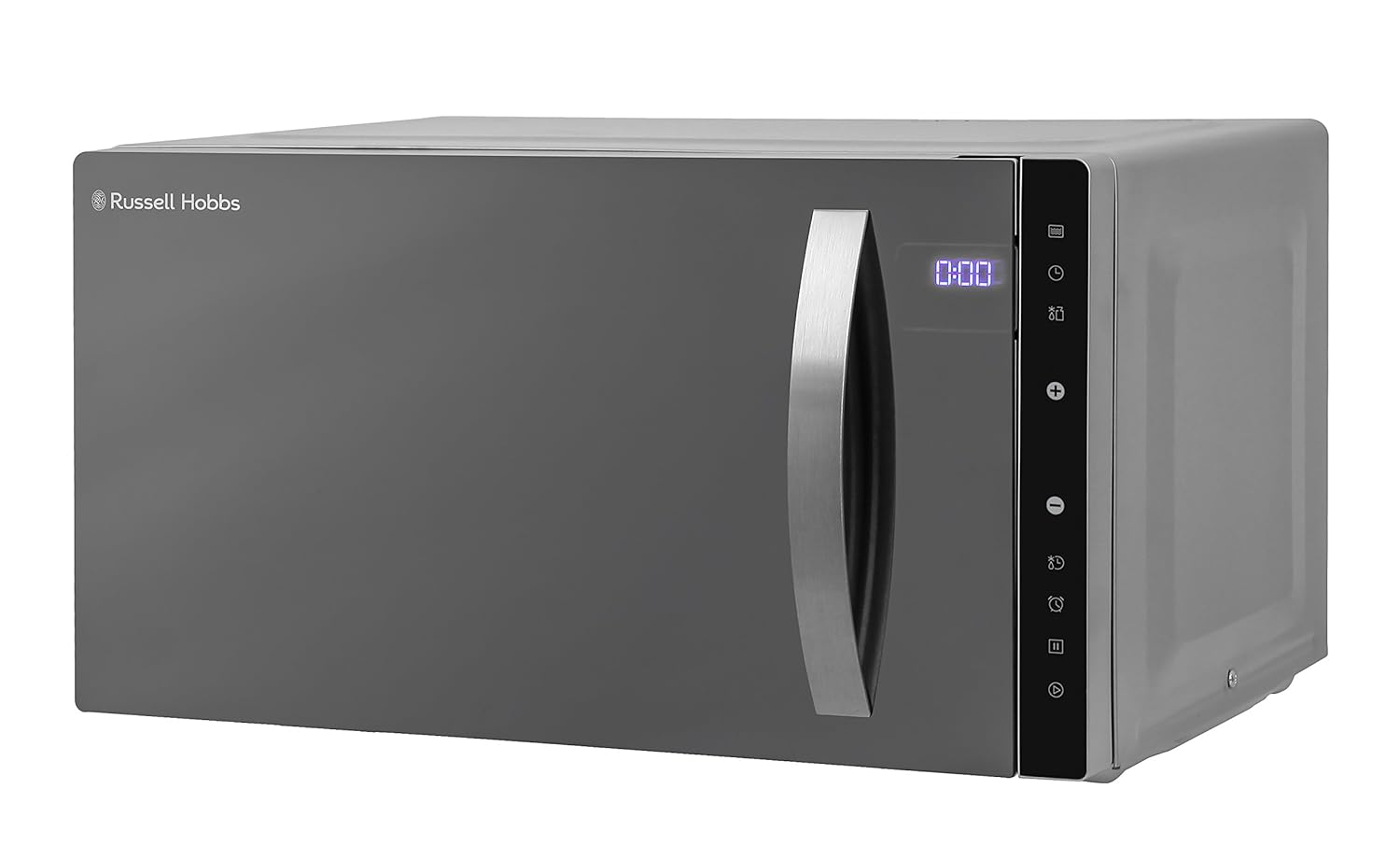 Russell Hobbs microondas digitales, Cama plana de 23 litros, RHFM2363B (plata)