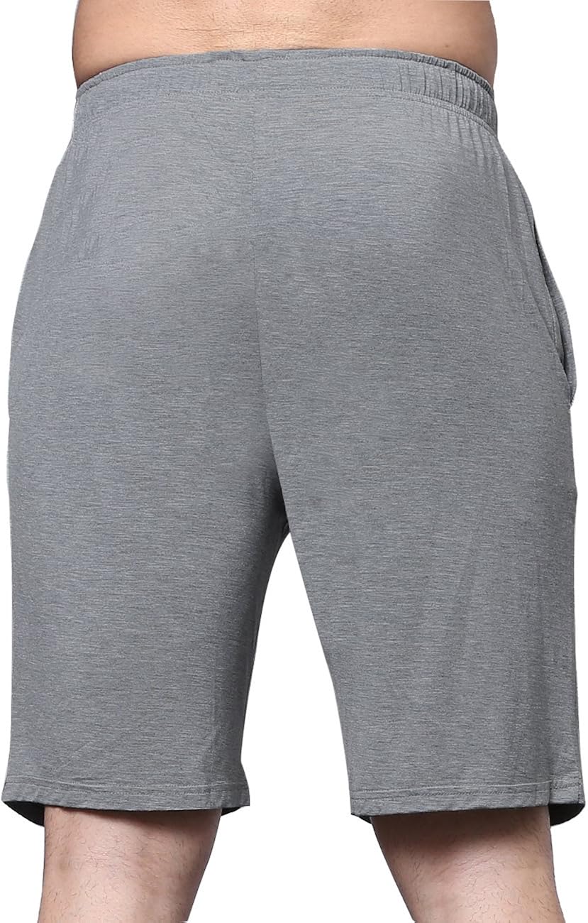 GYS Men's Bamboo Pajama Bottom Lounge Shorts at  Men’s Clothing store