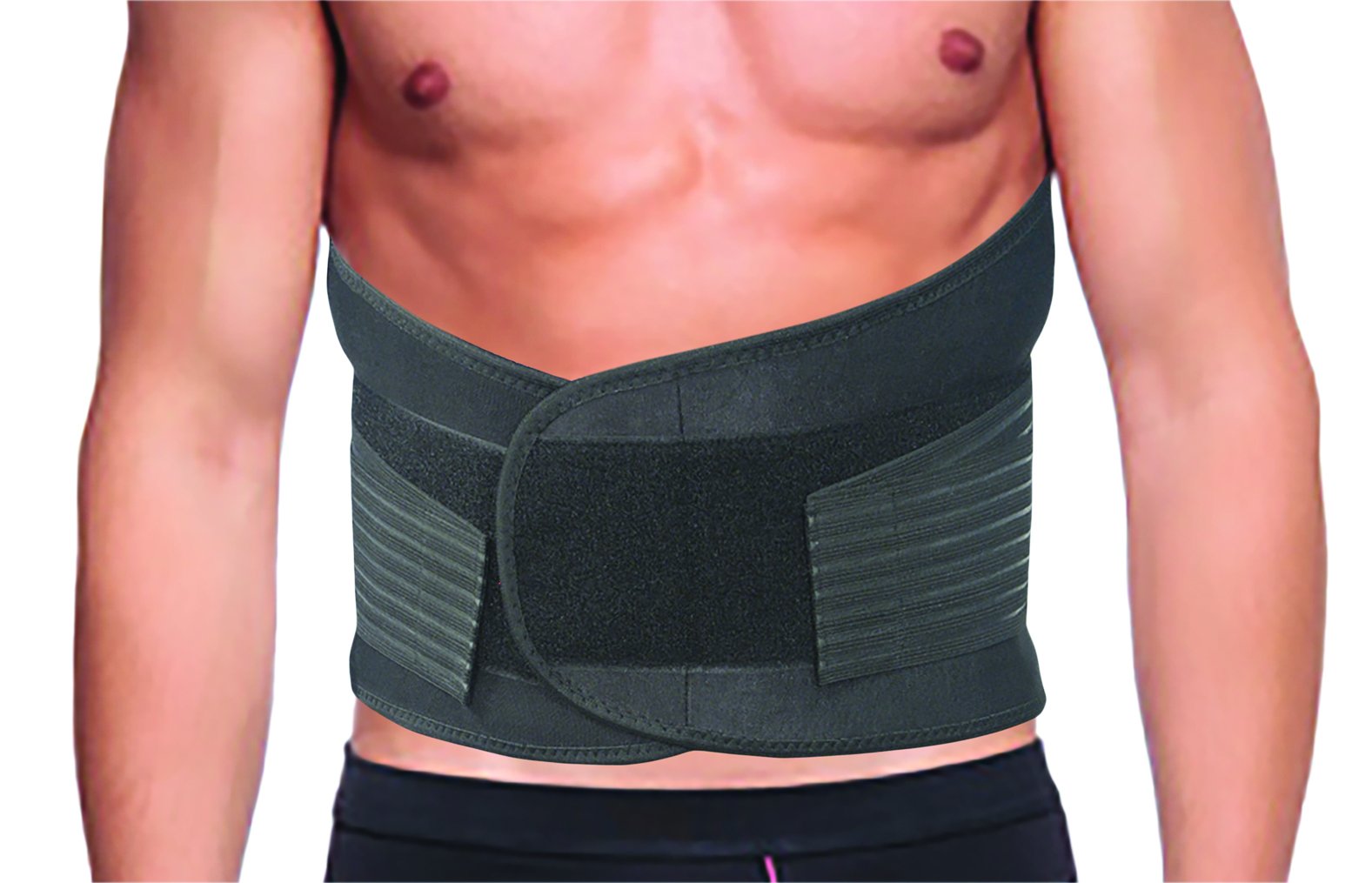 Aidapt Medium Adjustable Neoprene Back Brace Lumbar, Lower Back Breathable Support Belt