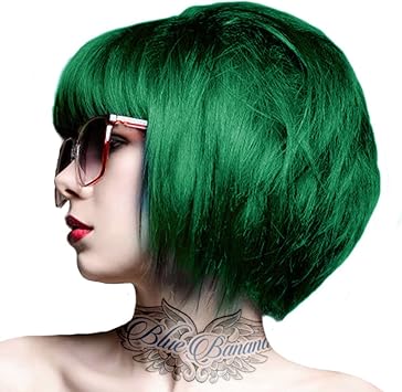 Crazy Color Semi Permanente Haarfarbe Emerald Green Kostenloses Blue Banana Sugar Skull Taschchen Amazon De Drogerie Korperpflege