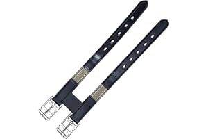 SIE EQUESTRIAN Leather Elastic Girth Extender (Black)