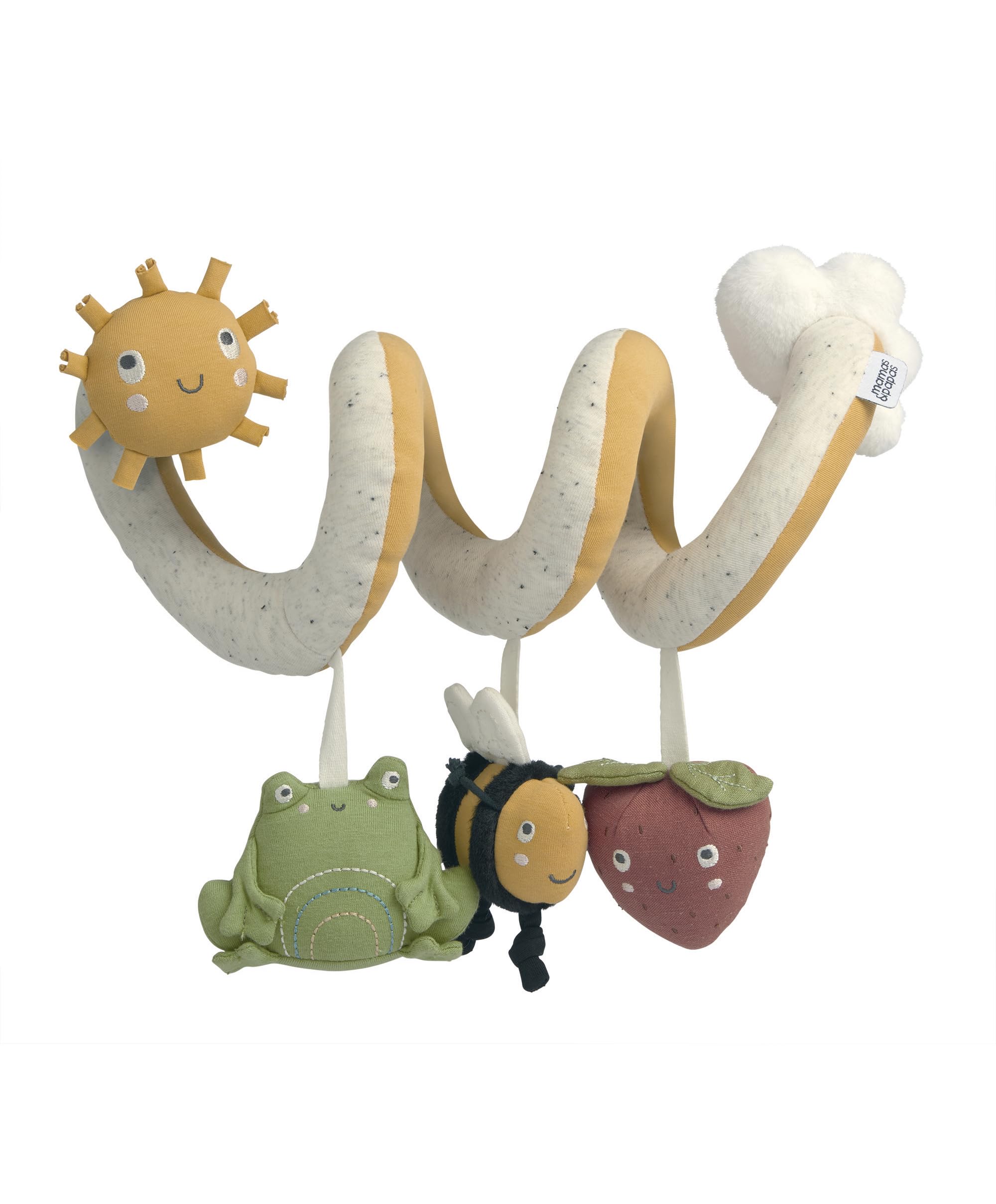 Mamas & Papas Baby/Toddler Travel Spiral Activity Toy, Grateful Garden