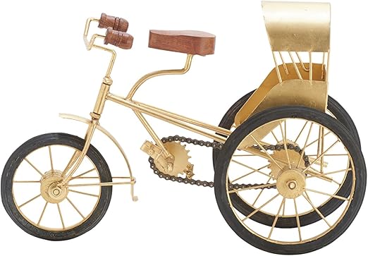 antique metal tricycle