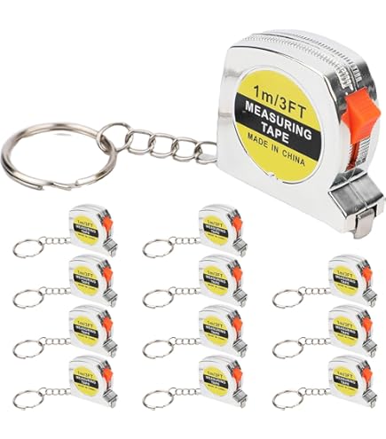 Lot De 4 Mini Rubans à Mesurer Rétractables Avec Double