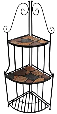 Terrapin Trading Mosaic Furniture Marbella Corner Rack