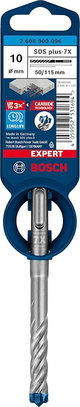 Bosch EXPERT SDS plus-7X Hammer Drill Bit 10 mm Carbide For Concrete Stone view 2